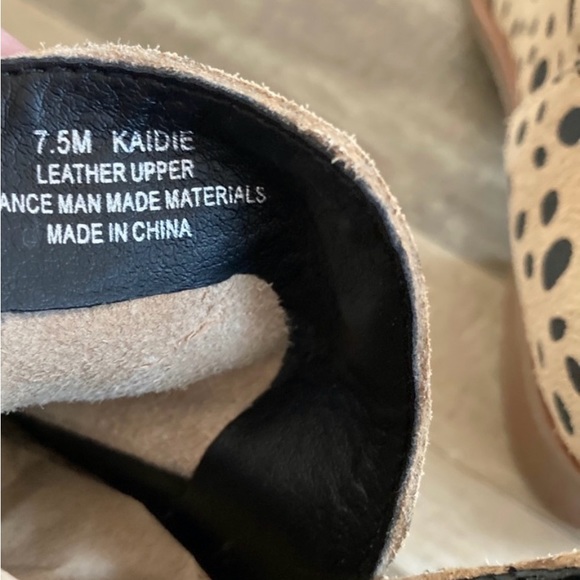 DOLCE VITA Booties leather upper Full Calf hair Genuine suede Easy Slip โฆ - Picture 10 of 11